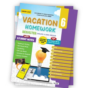Vacation Homework Class 6